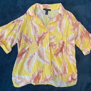 FOREVER21 Flowy Hawaiian Shirt